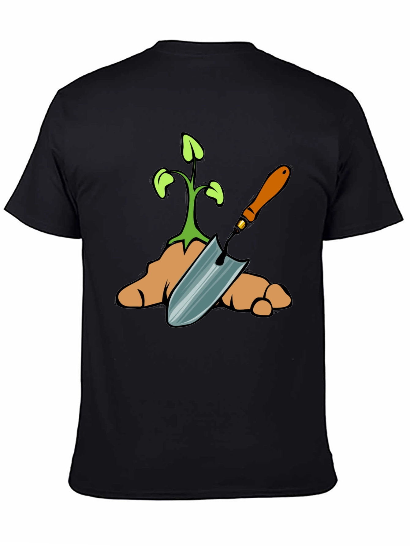Gardening T-Shirt: Plant & Trowel Design