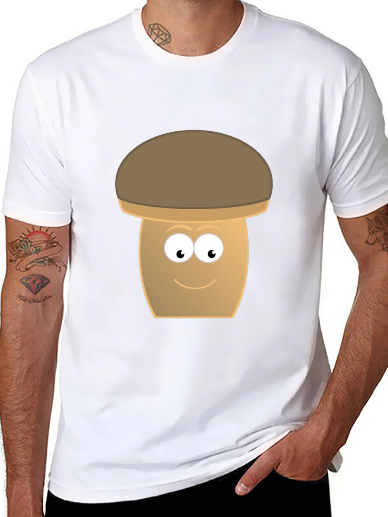 Mushroom Graphic Tee - Fun & Stylish
