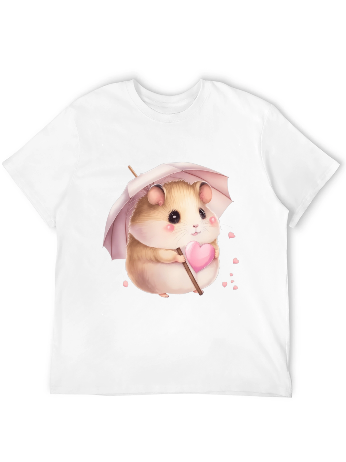 Hamster with Heart Umbrella T-Shirt