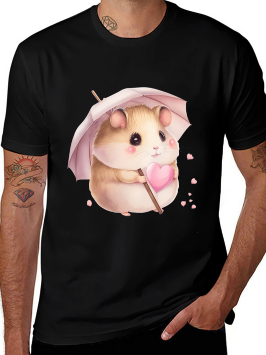Hamster with Heart Umbrella T-Shirt