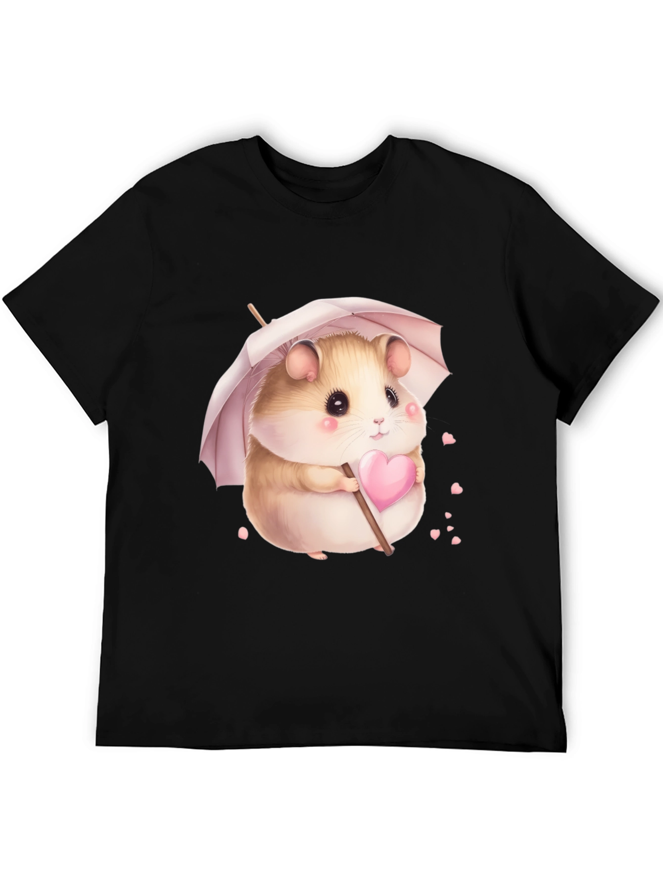Hamster with Heart Umbrella T-Shirt