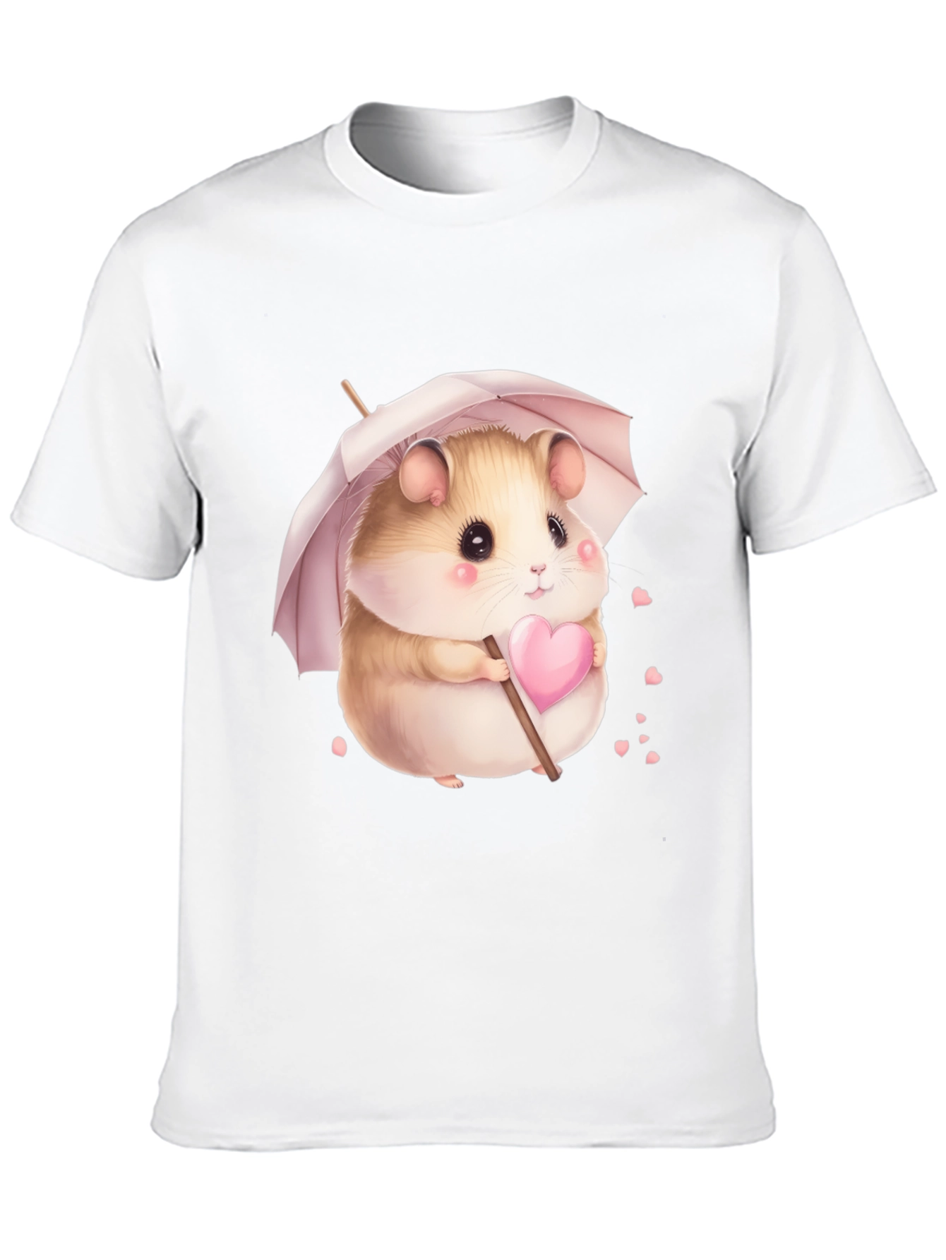 Hamster with Heart Umbrella T-Shirt