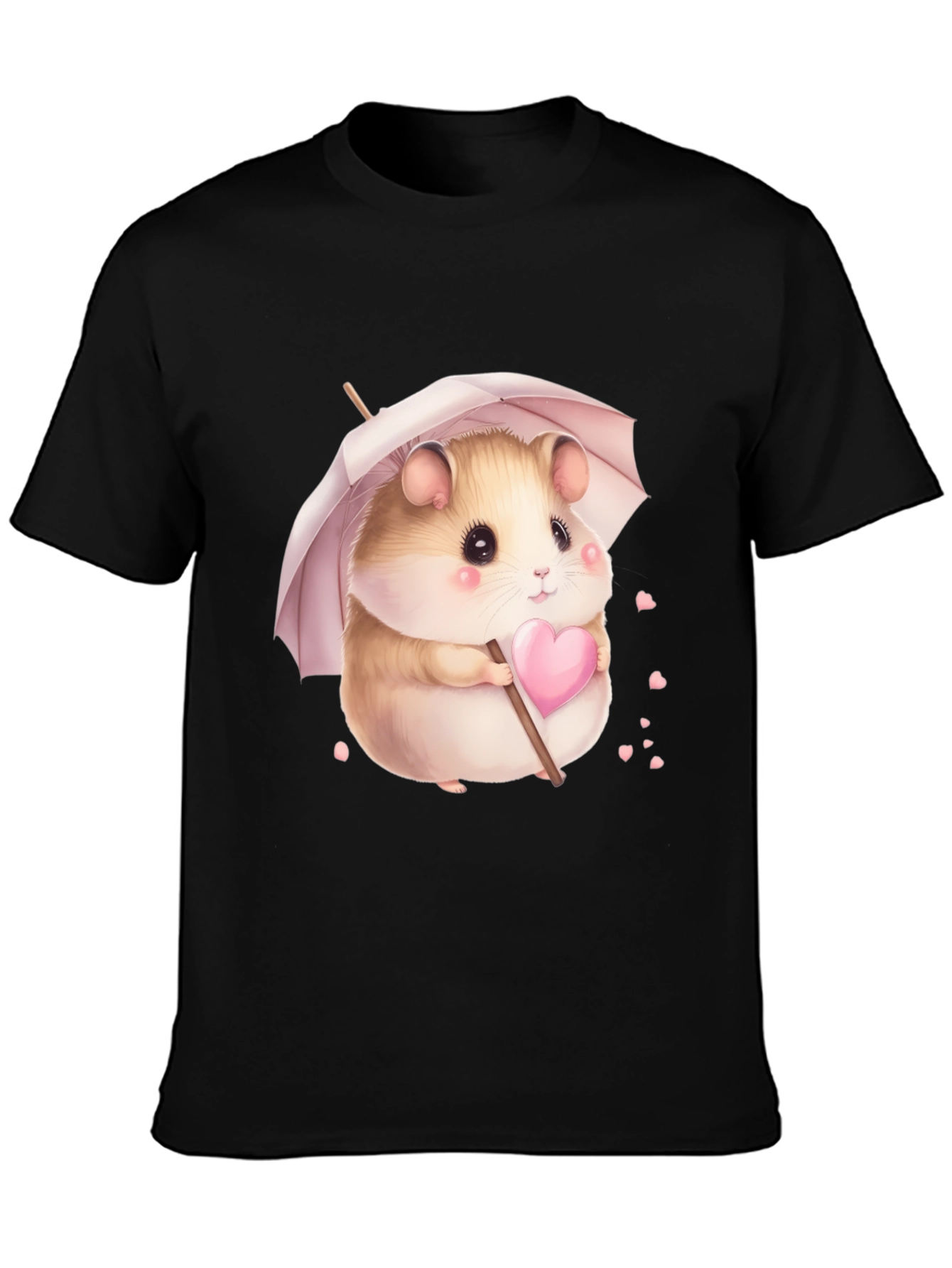 Hamster with Heart Umbrella T-Shirt