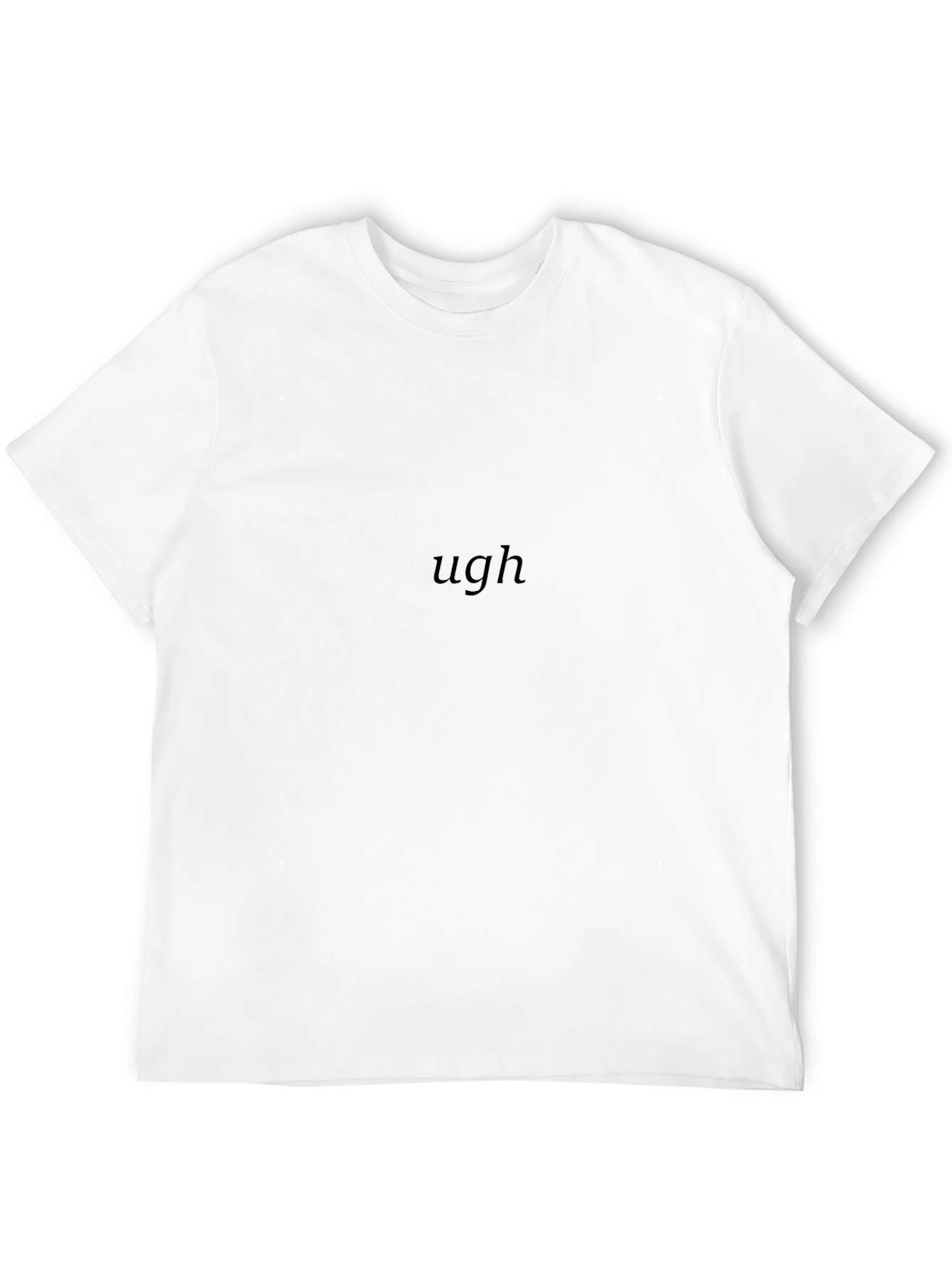 Ugh Graphic Black T-Shirt - Casual Wear