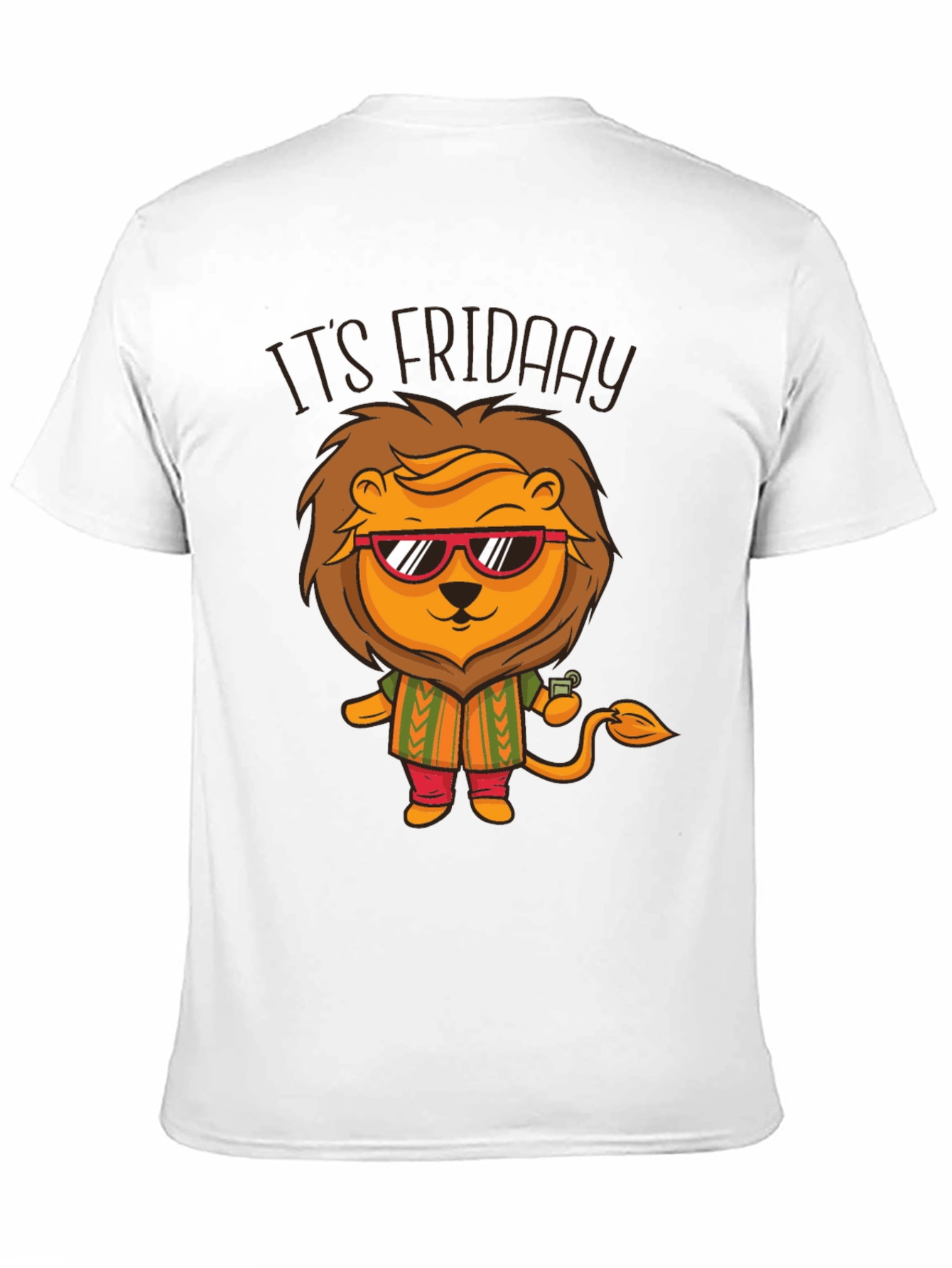 Its Friday Lion Graphic T-Shirt