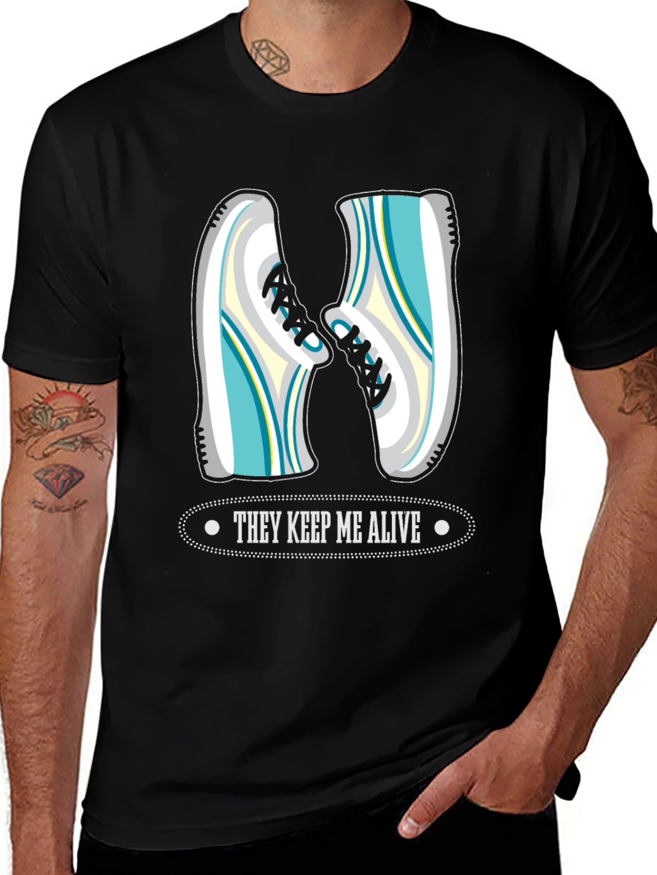 Runners Tee: They Keep Me Alive