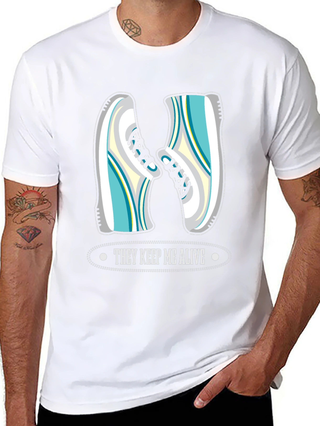 Runners Tee: They Keep Me Alive