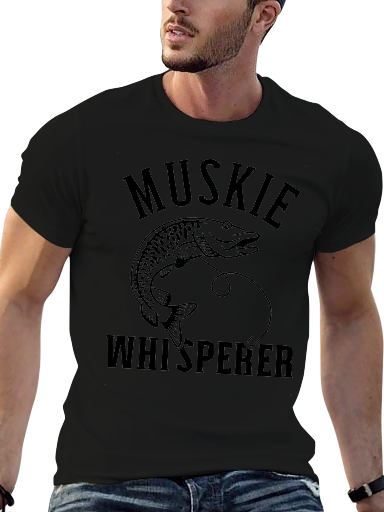 Muskie Whisperer Graphic Tee - Fishing Lover