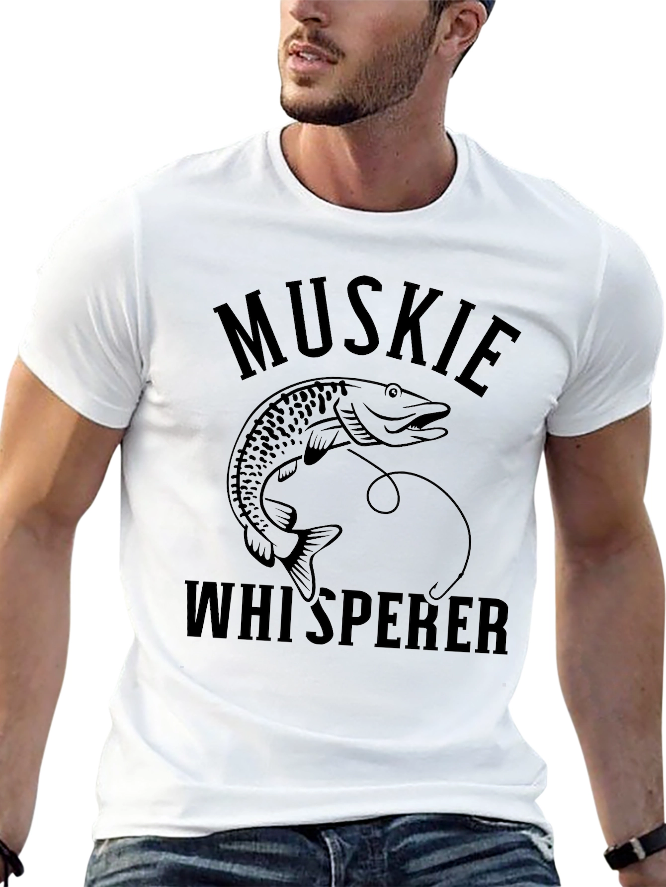 Muskie Whisperer Graphic Tee - Fishing Lover