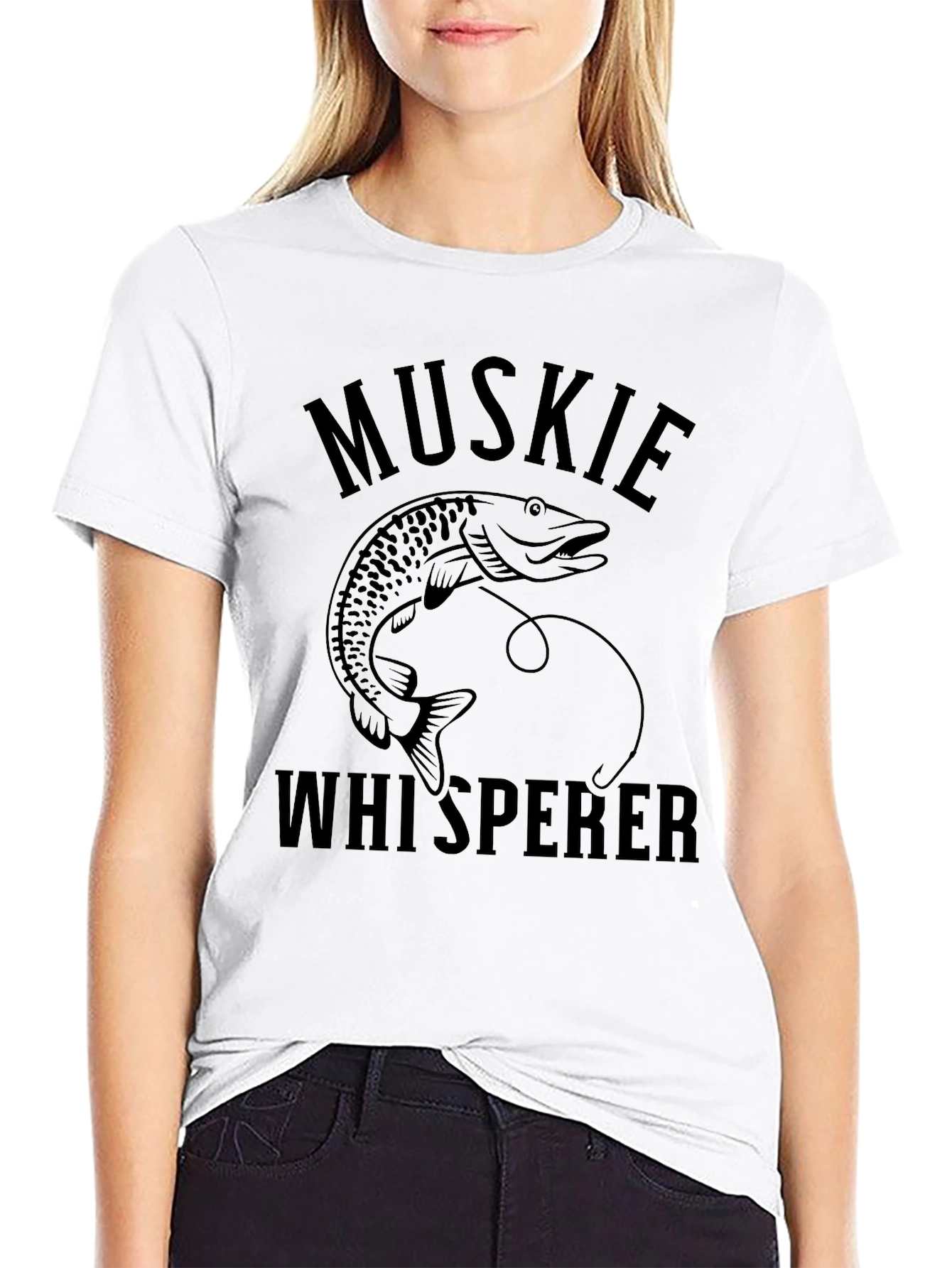 Muskie Whisperer Graphic Tee - Fishing Lover