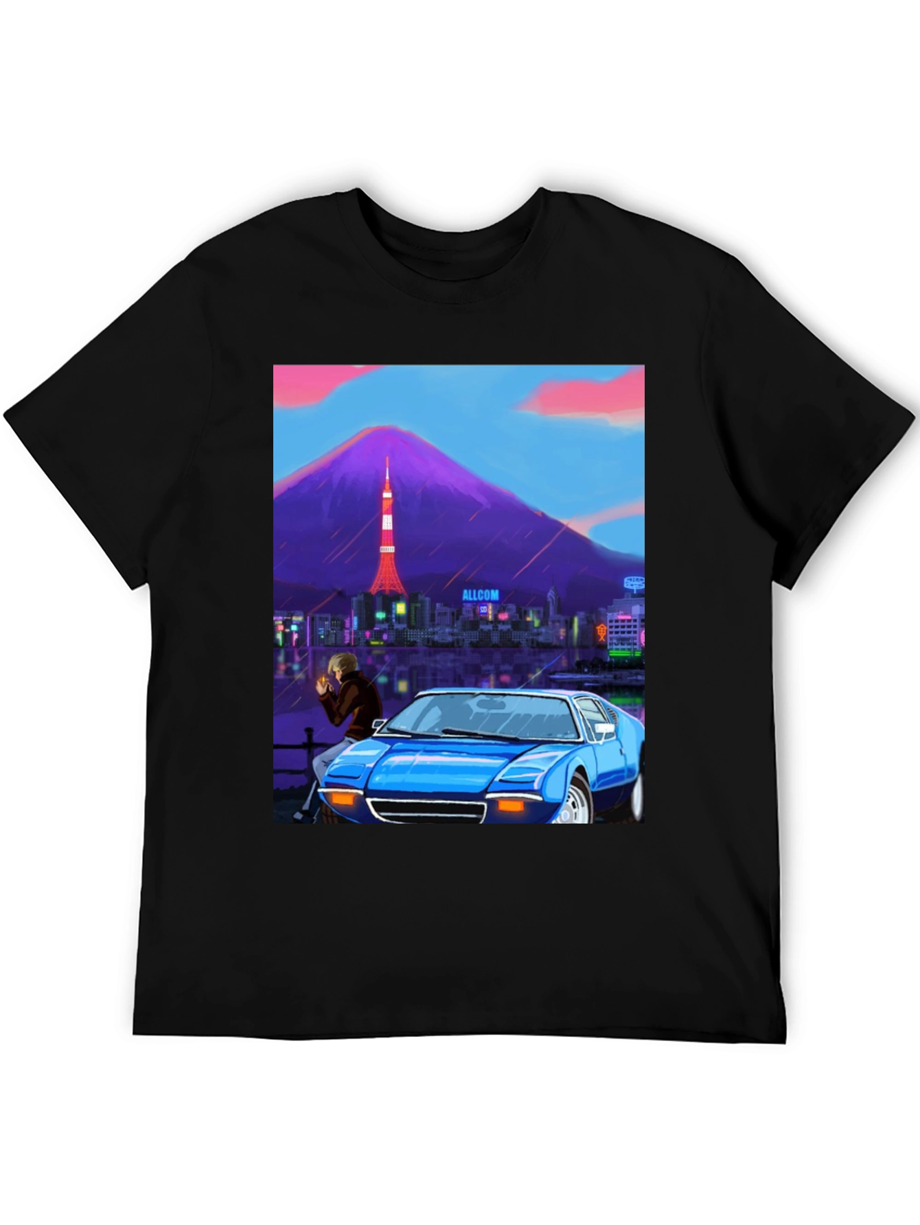 Tokyo Car Scene Graphic Tee