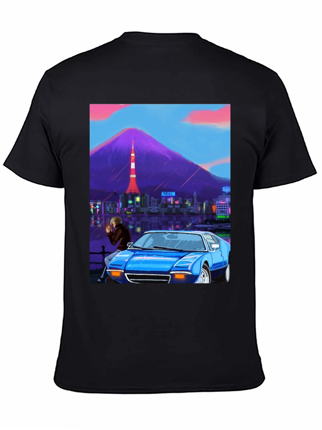 Tokyo Car Scene Graphic Tee