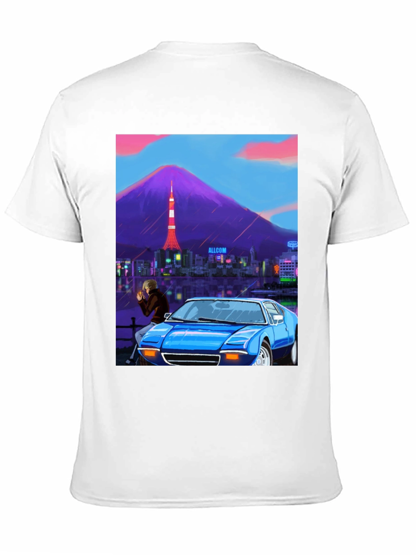 Tokyo Car Scene Graphic Tee