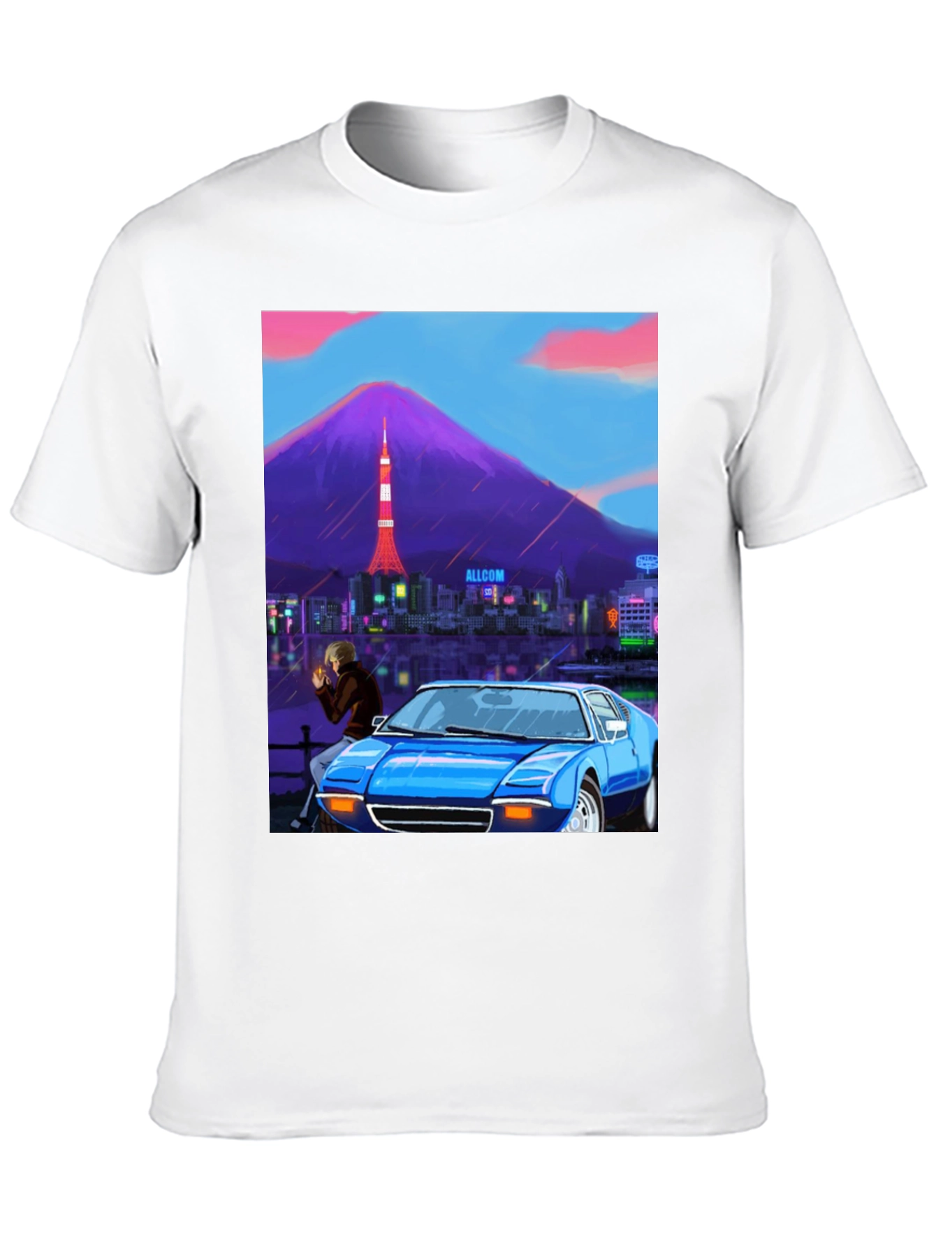 Tokyo Car Scene Graphic Tee