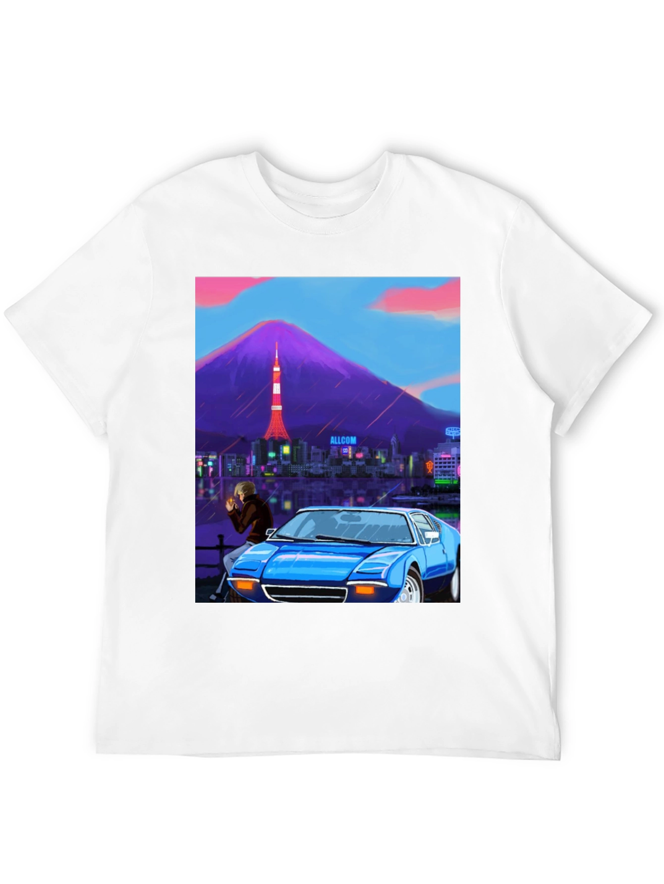 Tokyo Car Scene Graphic Tee