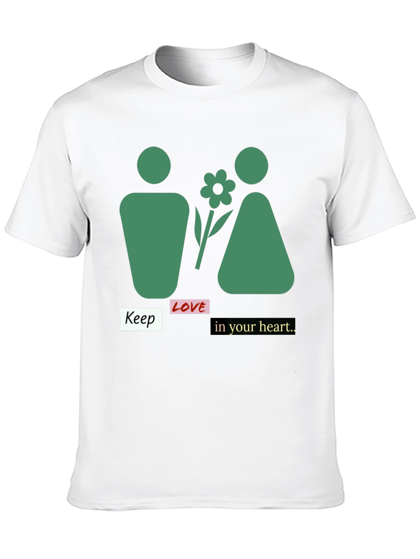Keep Love In Your Heart Graphic Tee - Unisex