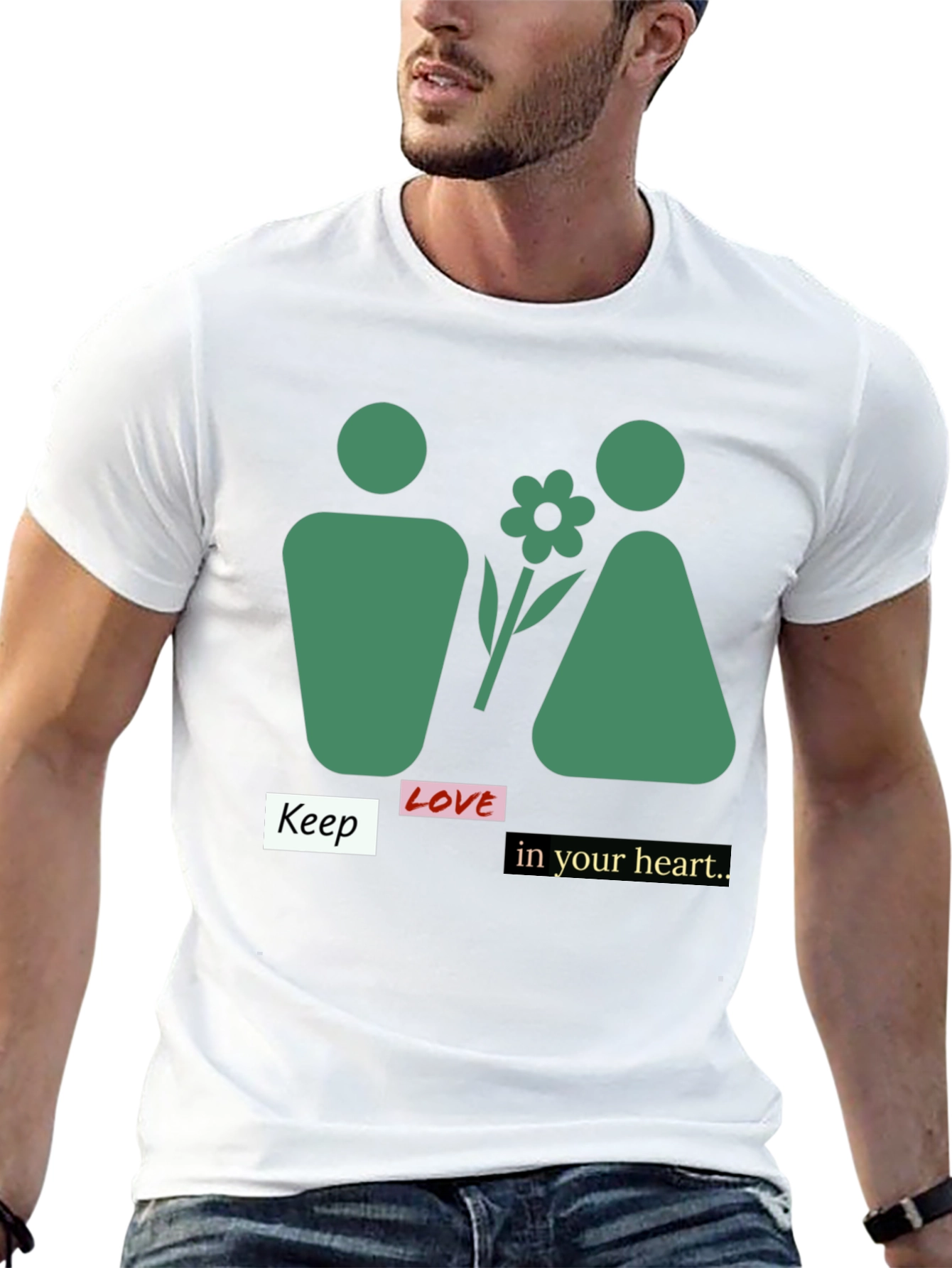 Keep Love In Your Heart Graphic Tee - Unisex