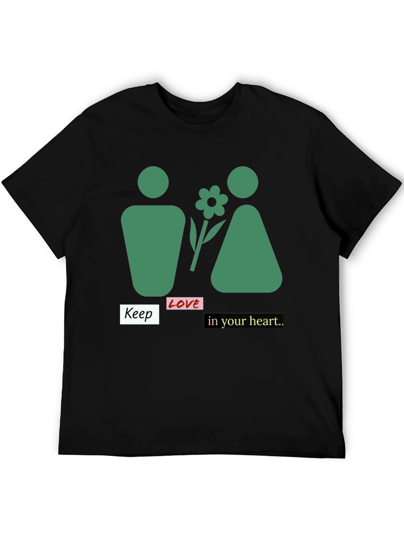 Keep Love In Your Heart Graphic Tee - Unisex