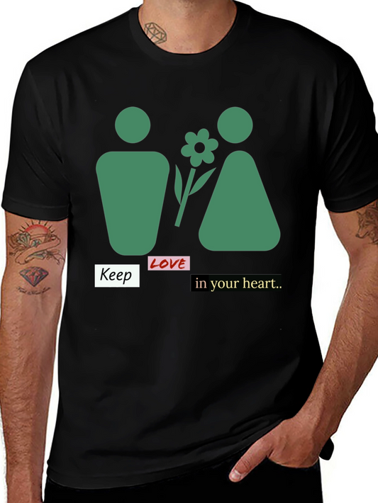 Keep Love In Your Heart Graphic Tee - Unisex