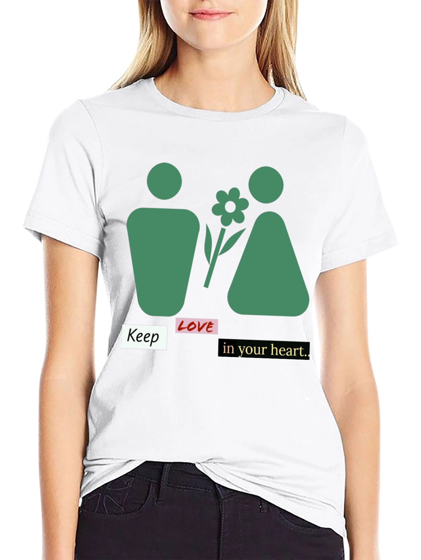 Keep Love In Your Heart Graphic Tee - Unisex