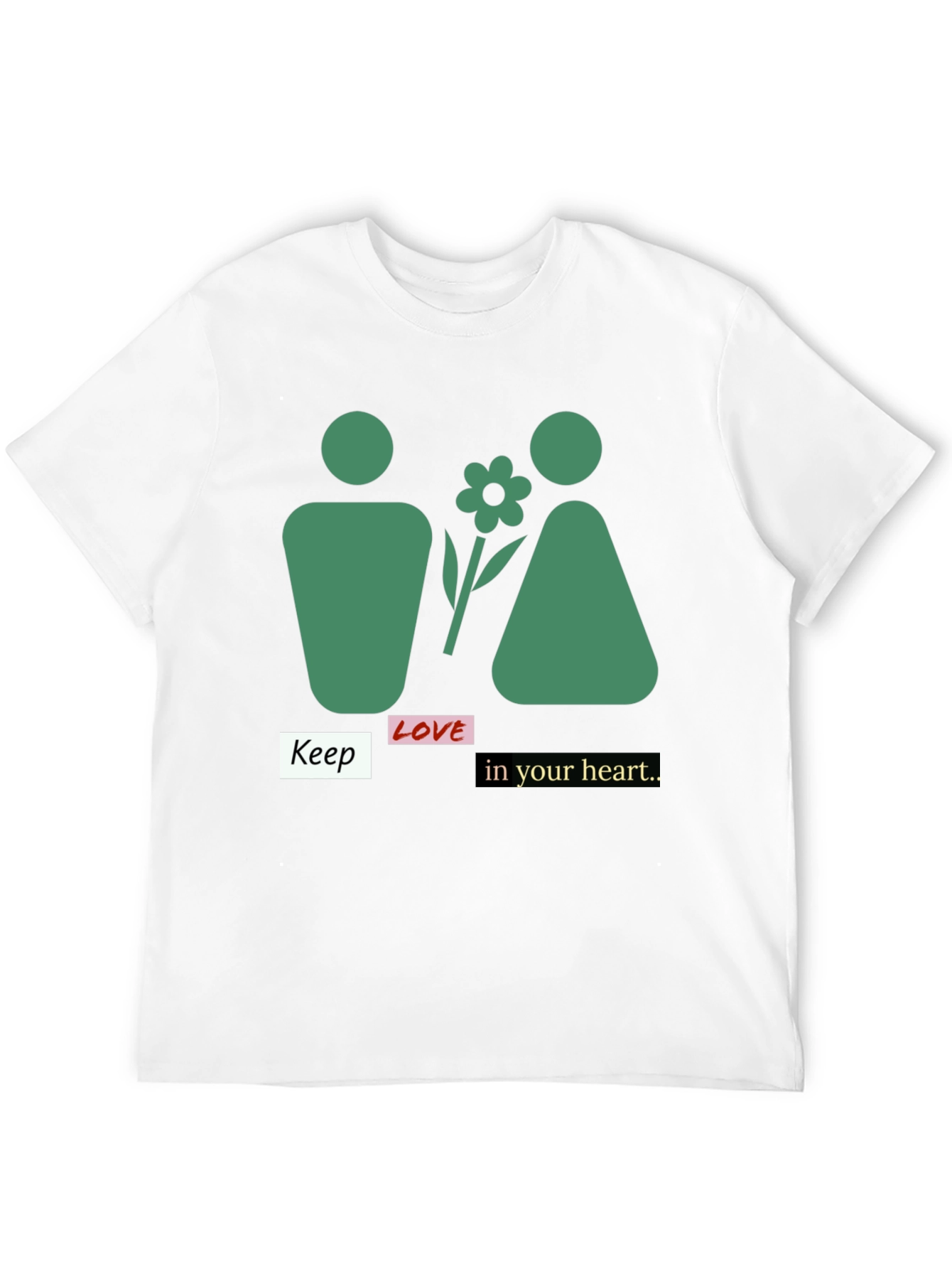 Keep Love In Your Heart Graphic Tee - Unisex