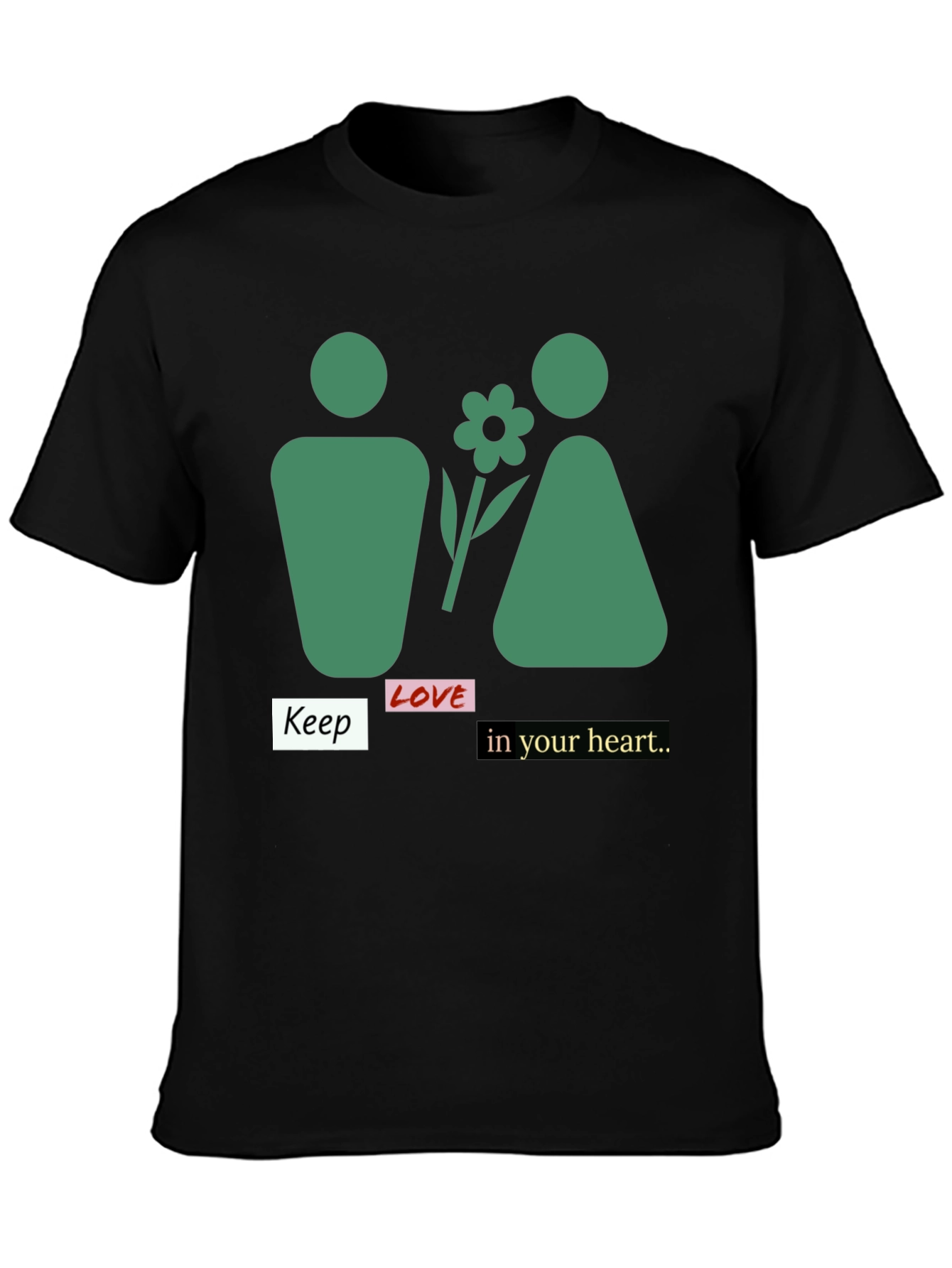 Keep Love In Your Heart Graphic Tee - Unisex