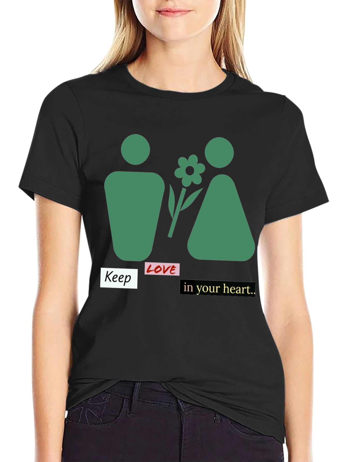 Keep Love In Your Heart Graphic Tee - Unisex