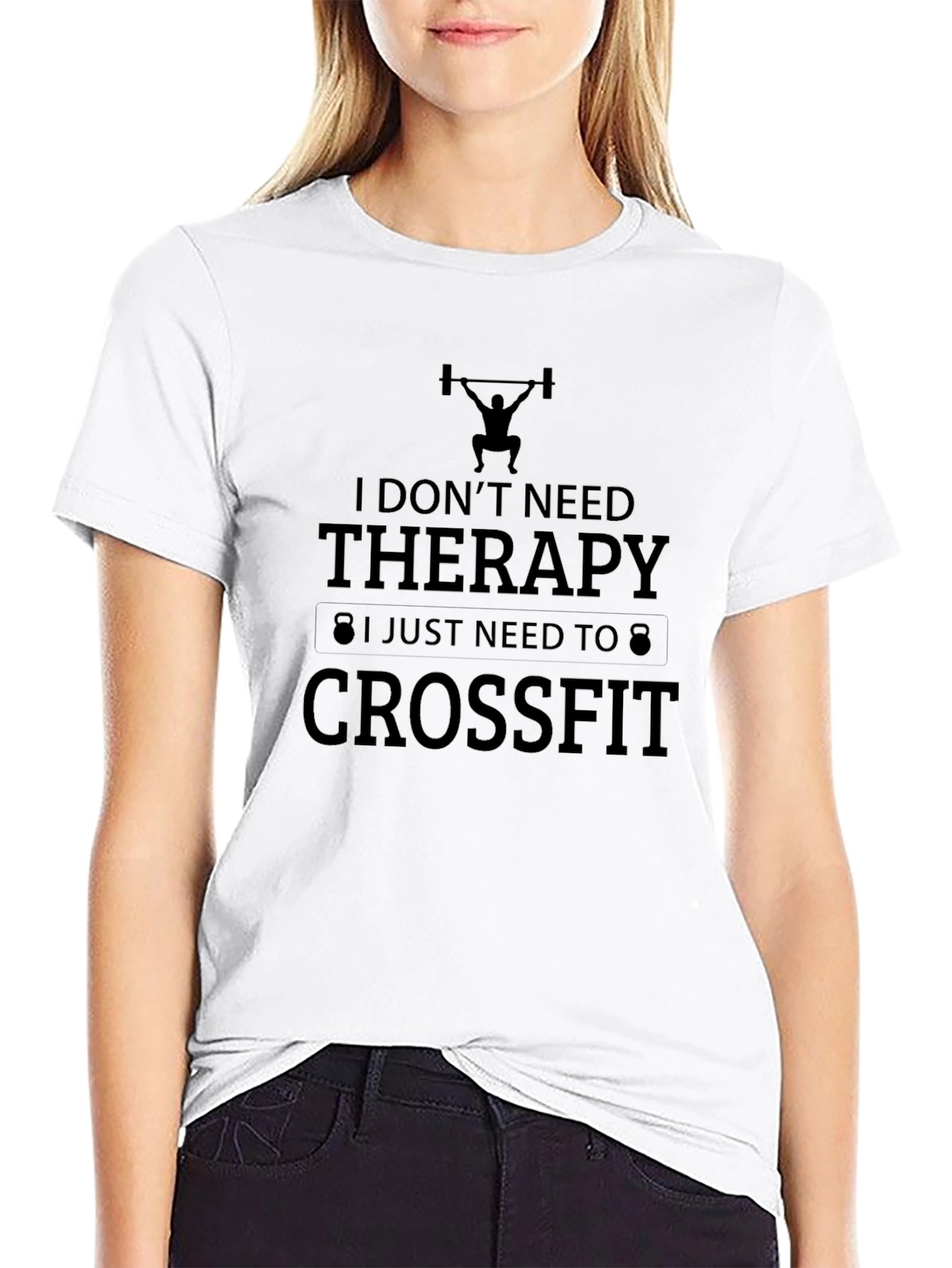 Crossfit Therapy T-Shirt - Fitness Motivation Tee