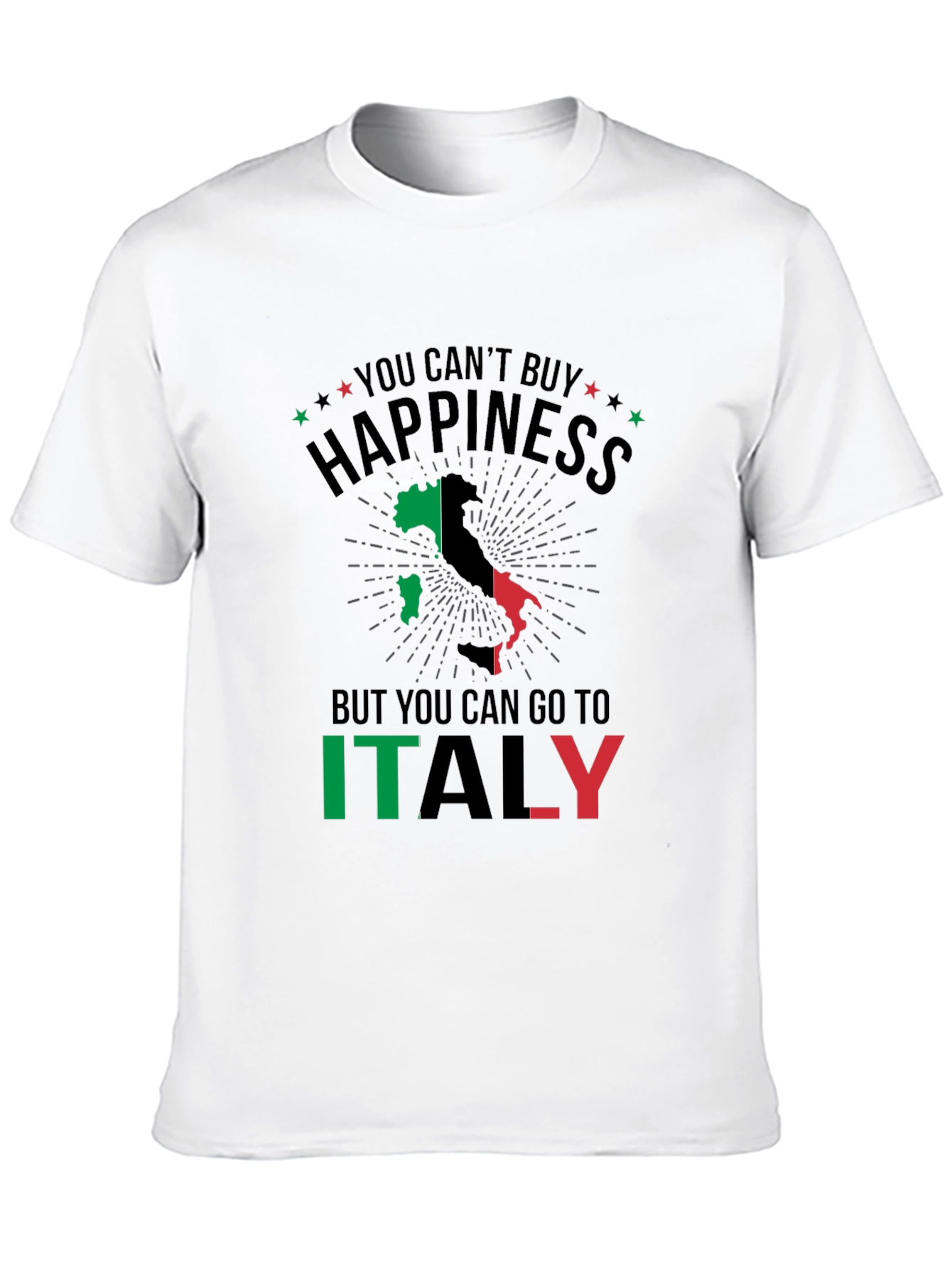 Italy Happiness T-Shirt - Travel Souvenir Tee