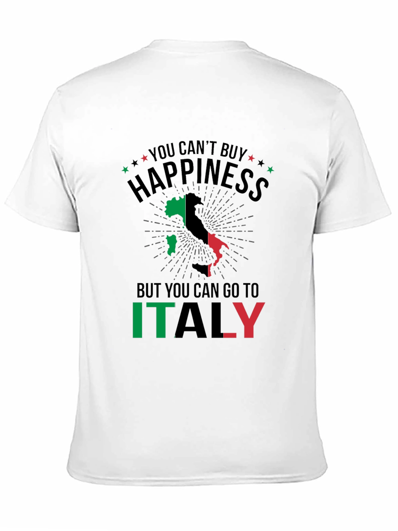 Italy Happiness T-Shirt - Travel Souvenir Tee