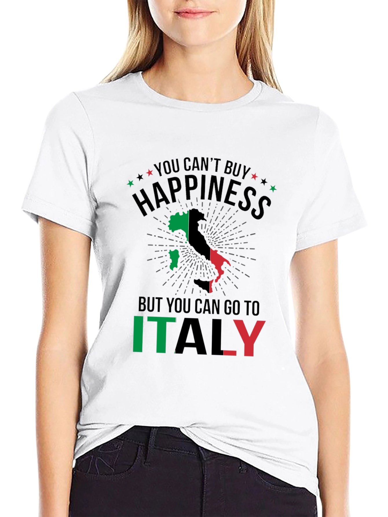 Italy Happiness T-Shirt - Travel Souvenir Tee