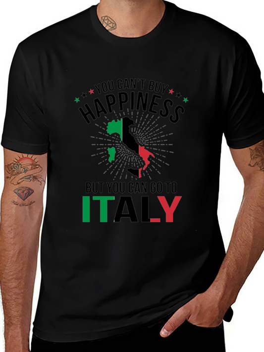 Italy Happiness T-Shirt - Travel Souvenir Tee