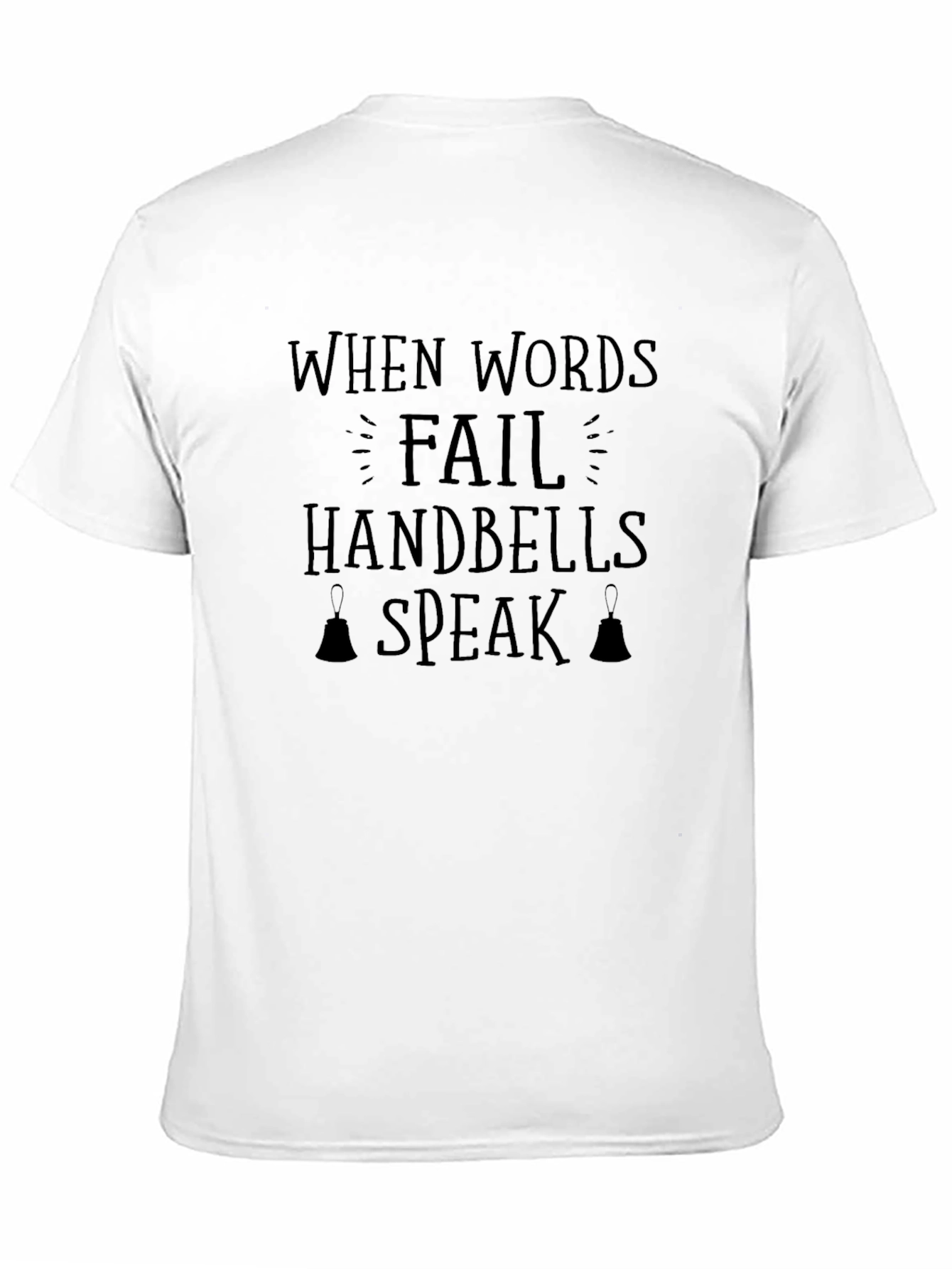 Handbells Speak Graphic Tee