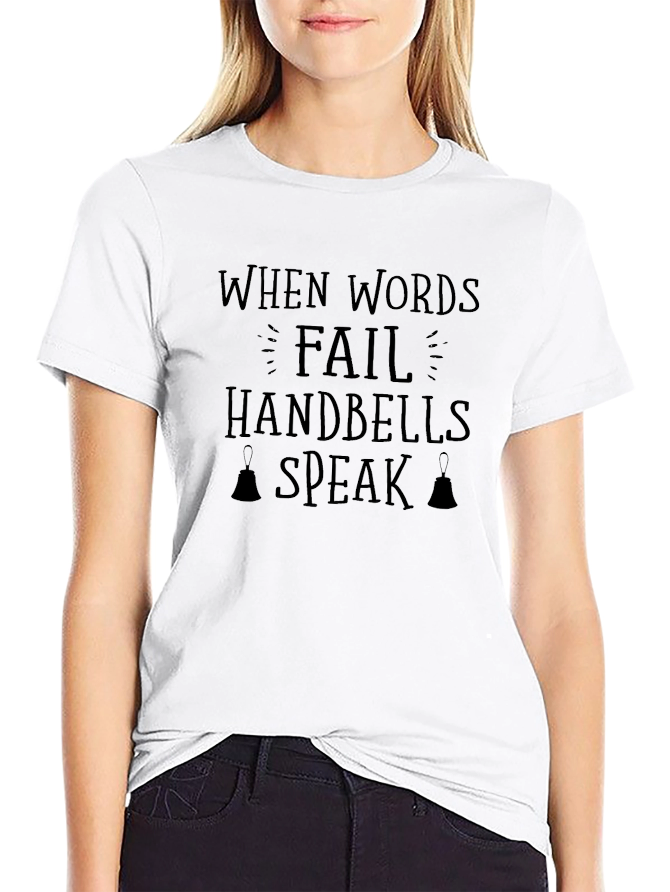 Handbells Speak Graphic Tee
