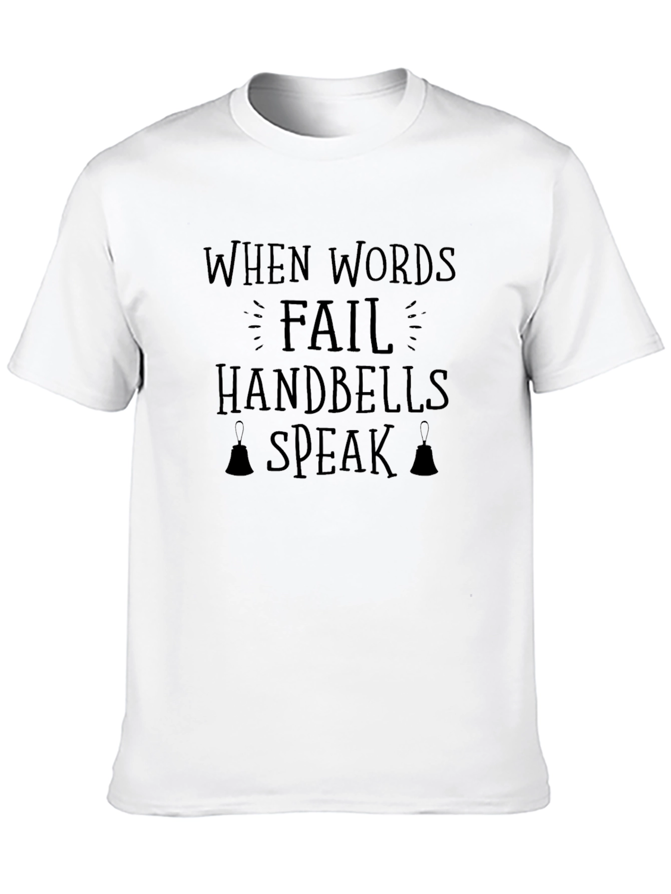 Handbells Speak Graphic Tee