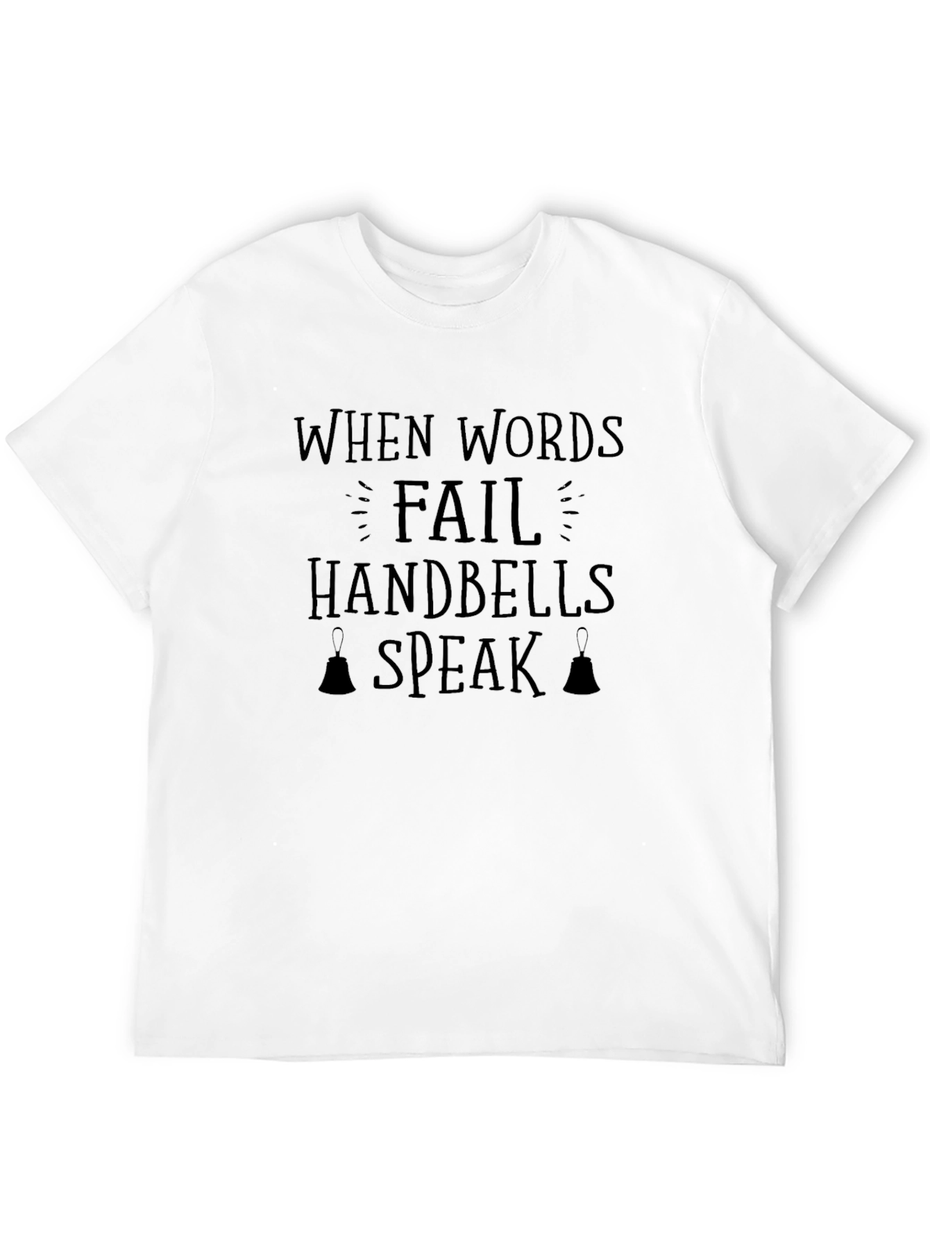 Handbells Speak Graphic Tee