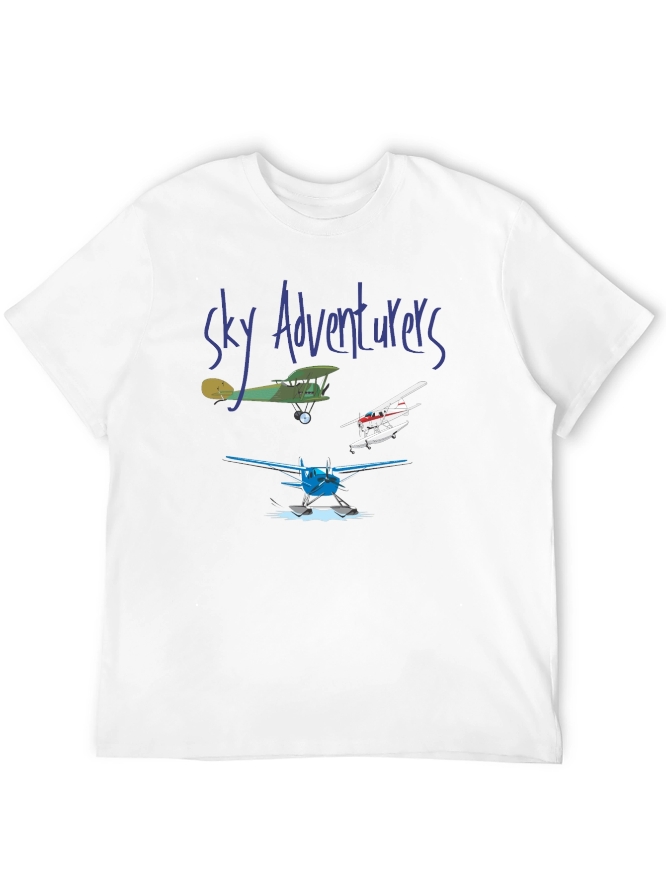 Sky Adventures T-Shirt - Airplane Design