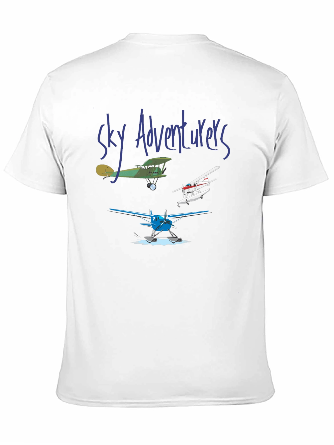 Sky Adventures T-Shirt - Airplane Design