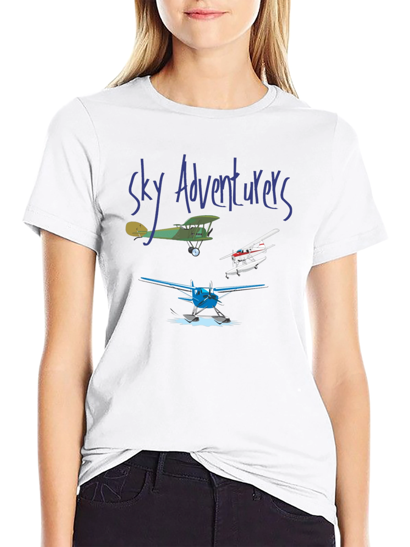 Sky Adventures T-Shirt - Airplane Design
