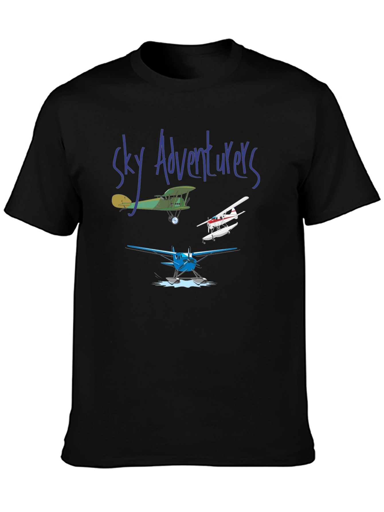 Sky Adventures T-Shirt - Airplane Design
