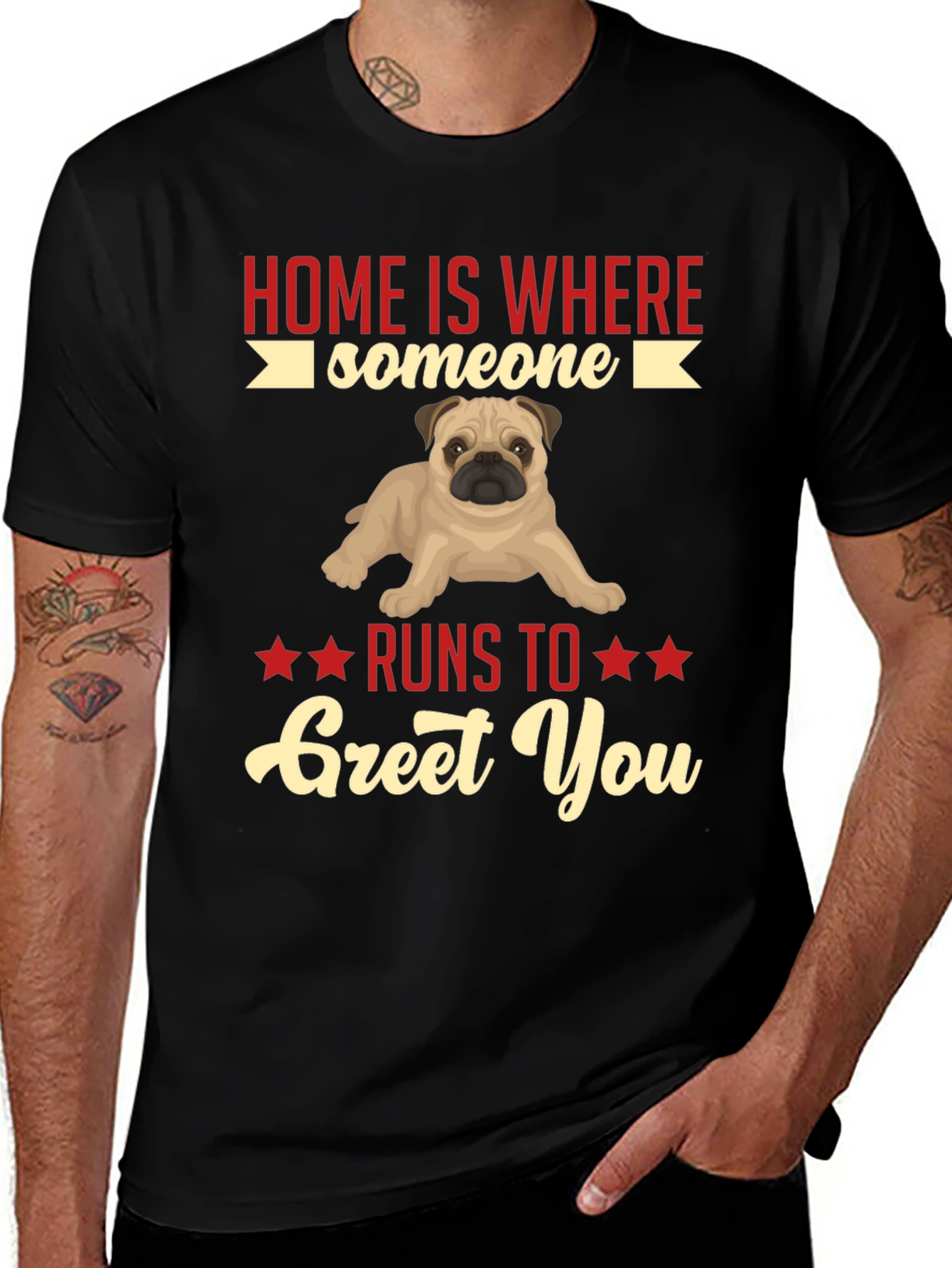 Home Is Where Someone Runs to Greet You T-Shirt