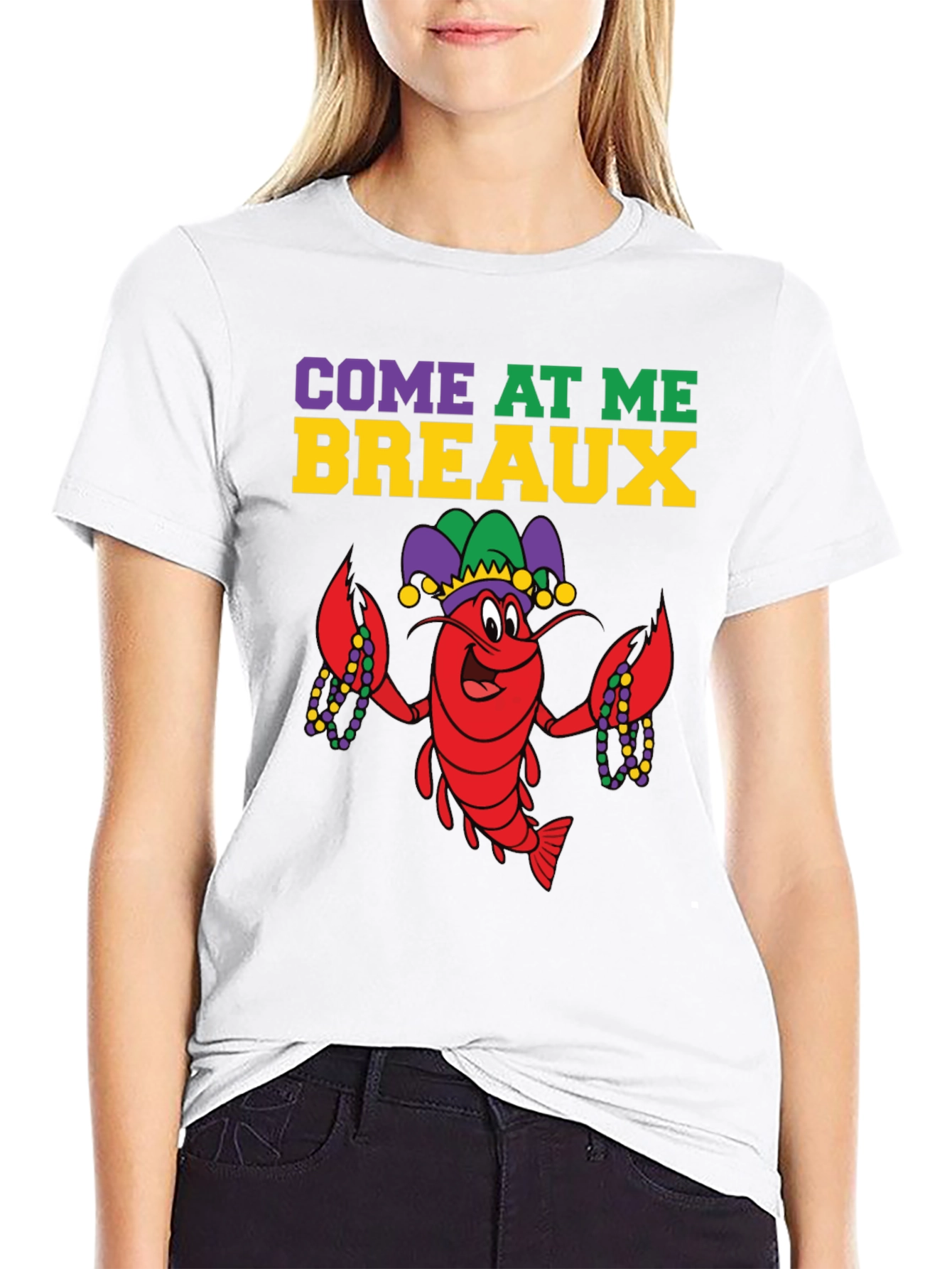 Mardi Gras Lobster T-Shirt Come At Me Breaux