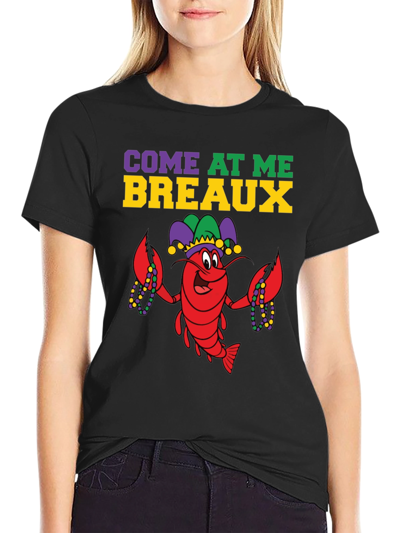 Mardi Gras Lobster T-Shirt Come At Me Breaux