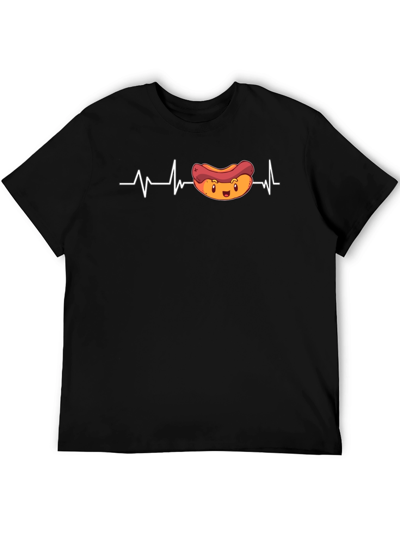 Hot Dog Heartbeat T-Shirt - Foodie Fun