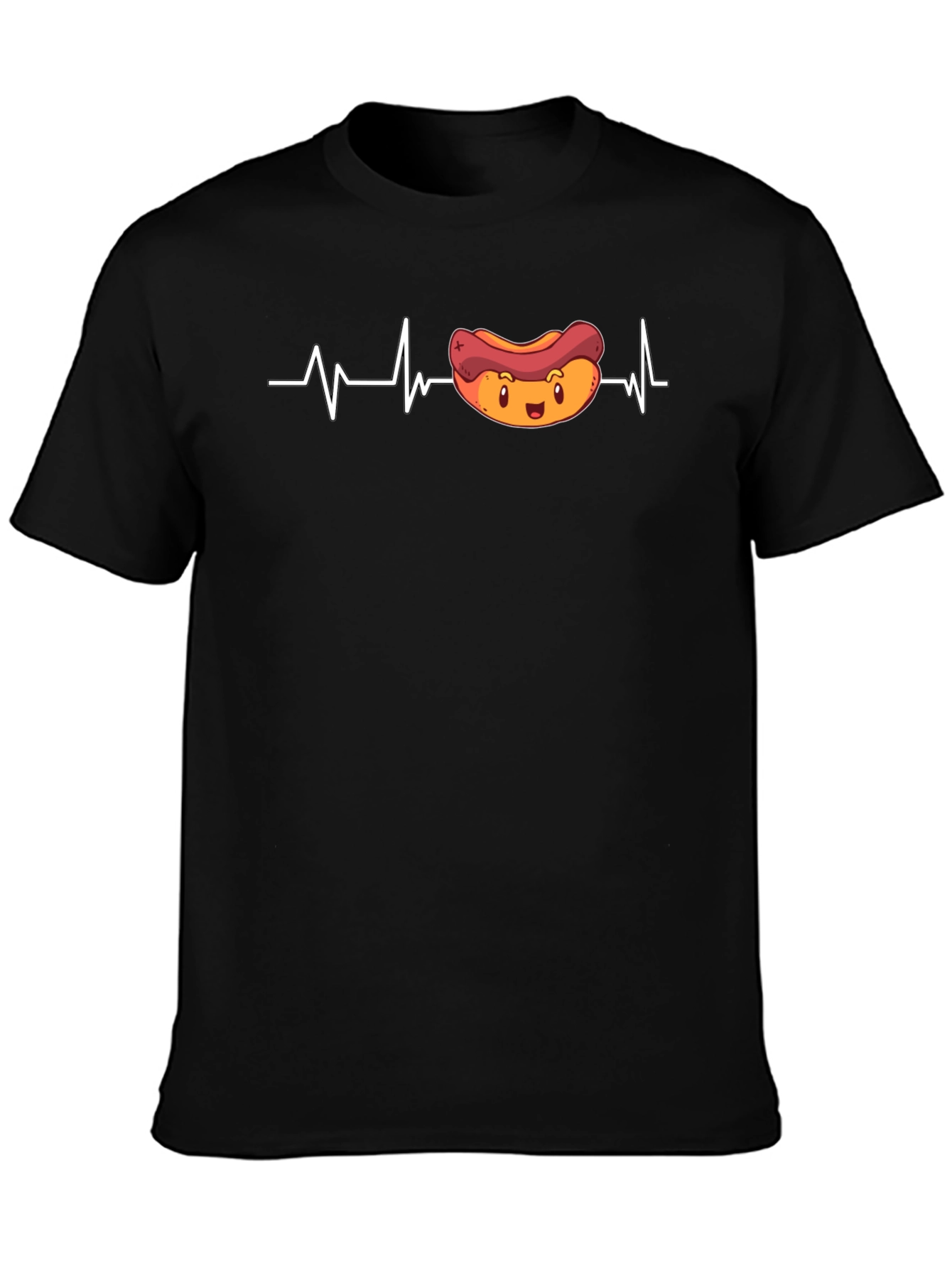 Hot Dog Heartbeat T-Shirt - Foodie Fun