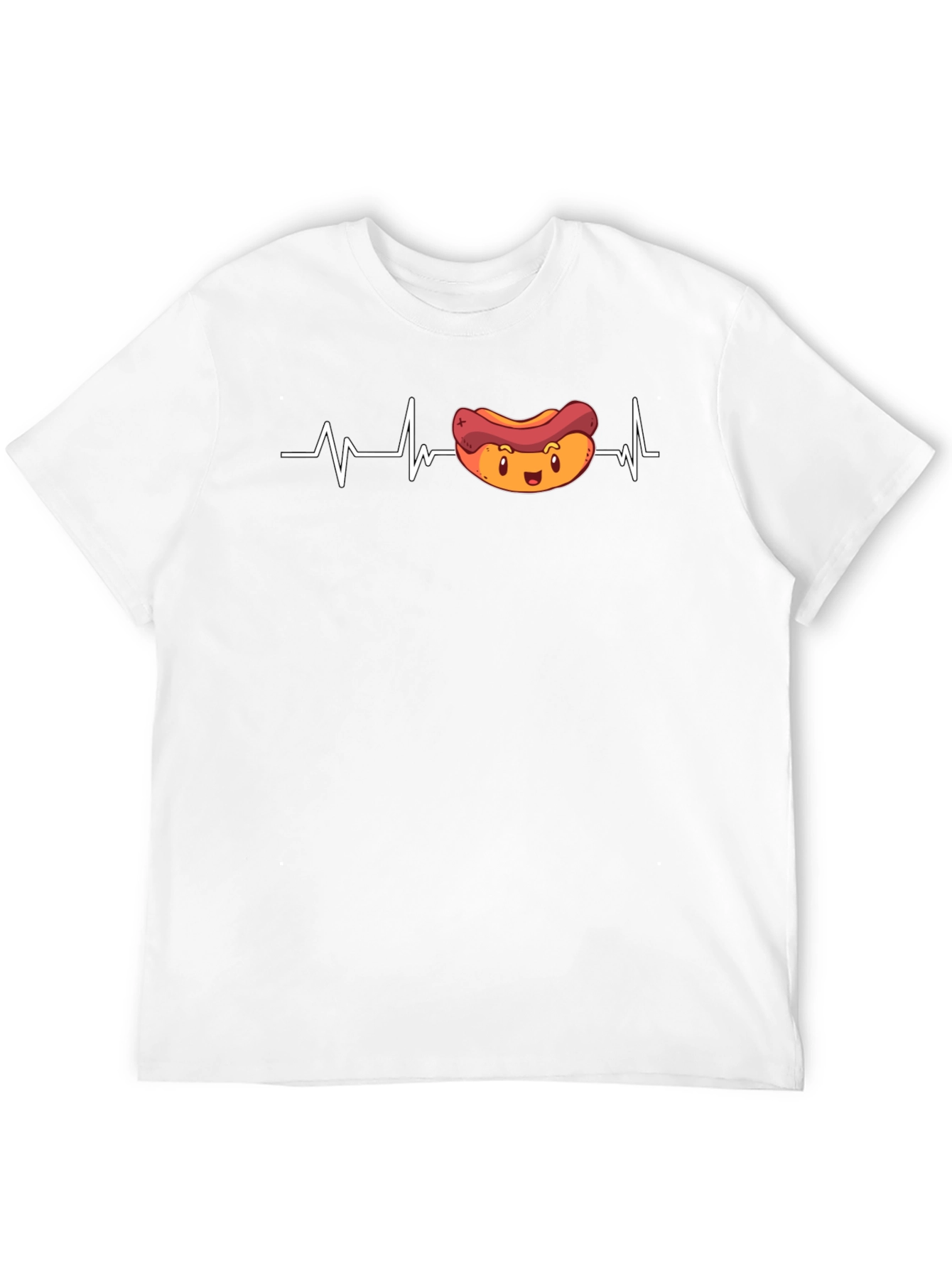 Hot Dog Heartbeat T-Shirt - Foodie Fun