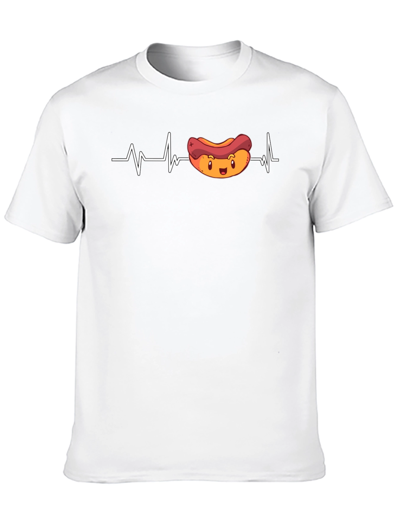Hot Dog Heartbeat T-Shirt - Foodie Fun