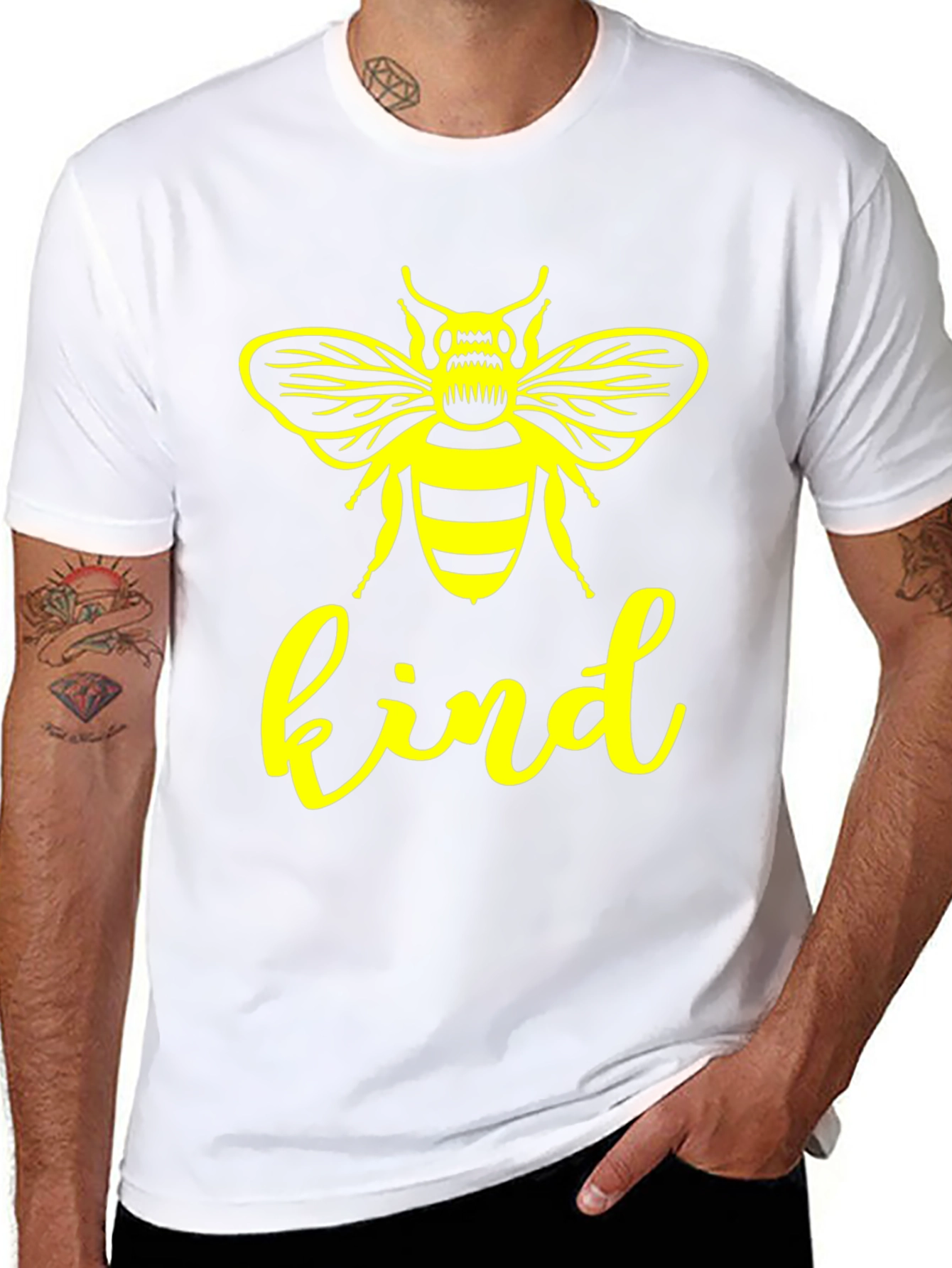 Bee Kind Graphic Tee - Stylish Comfort