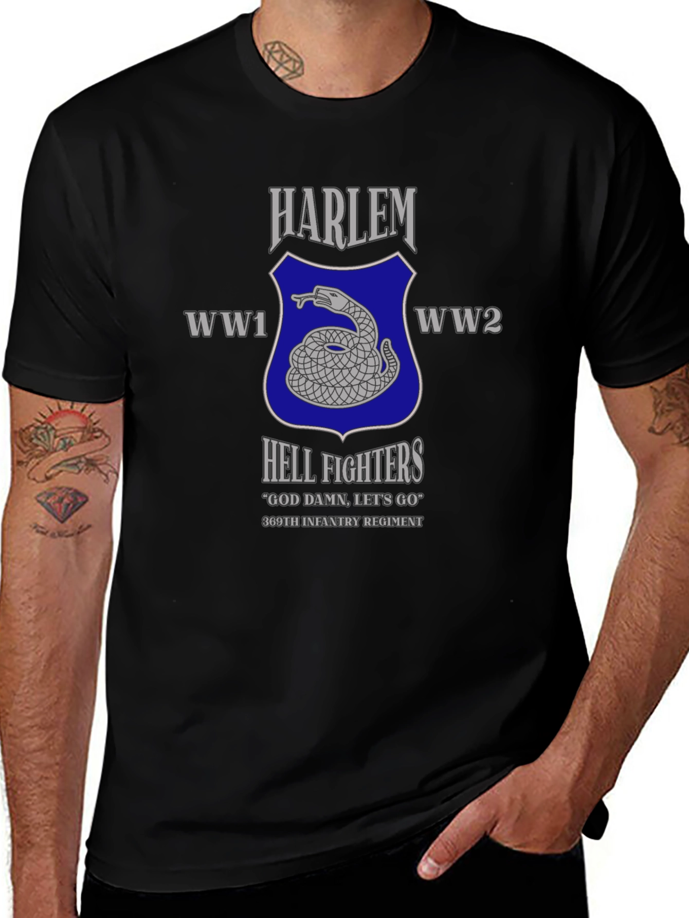 Harlem Hellfighters WWII T-Shirt - 369th Infantry