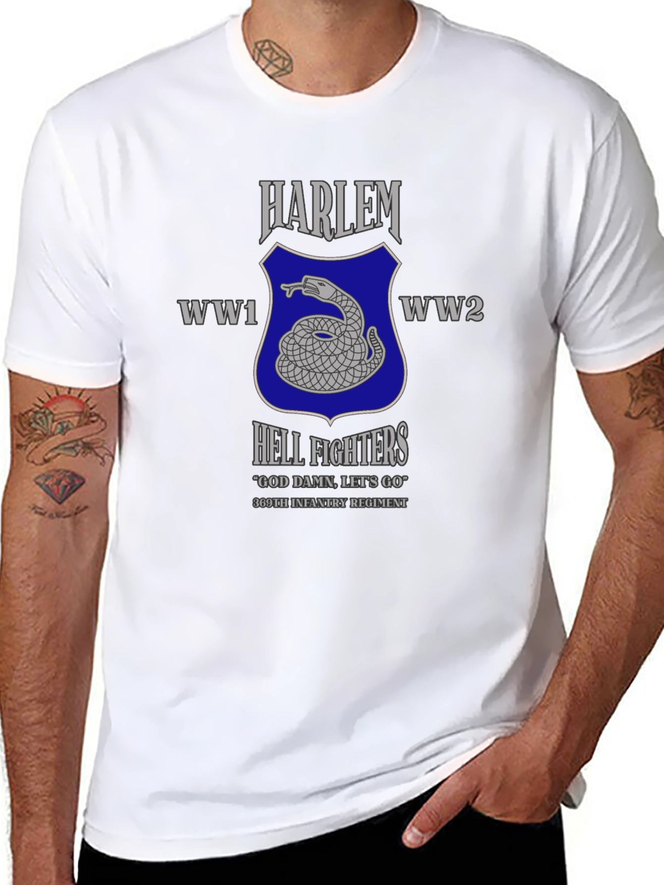 Harlem Hellfighters WWII T-Shirt - 369th Infantry